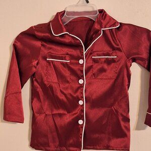 red pajama set  YOUTH